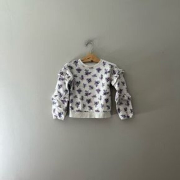 $15 ADD‎ ON Janie and Jack floral sweatshirt Baby Gap Zara Hanna Andersson - Picture 1 of 3